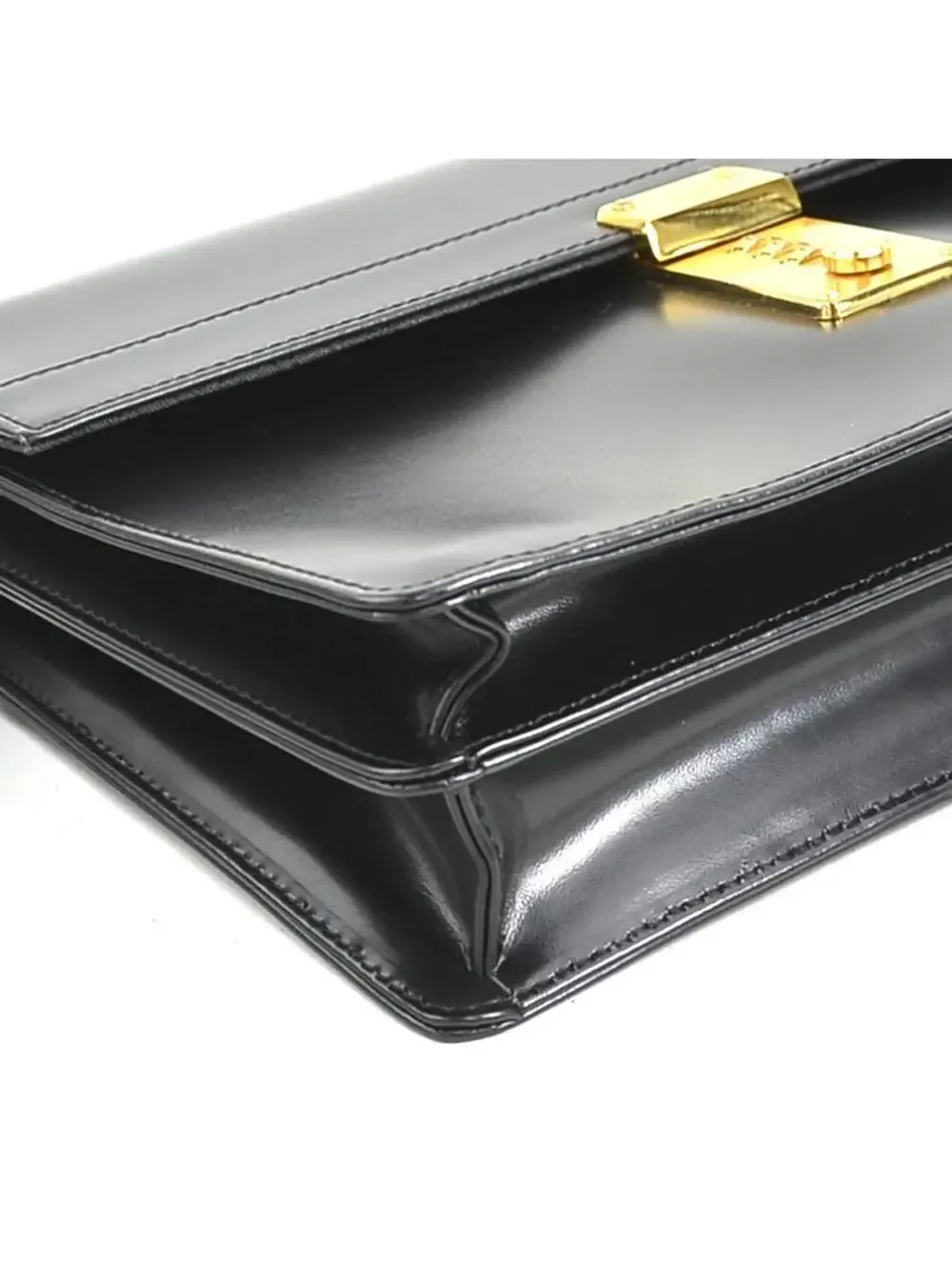 Auth Dunhill Clutch Bag Black #308764D89B